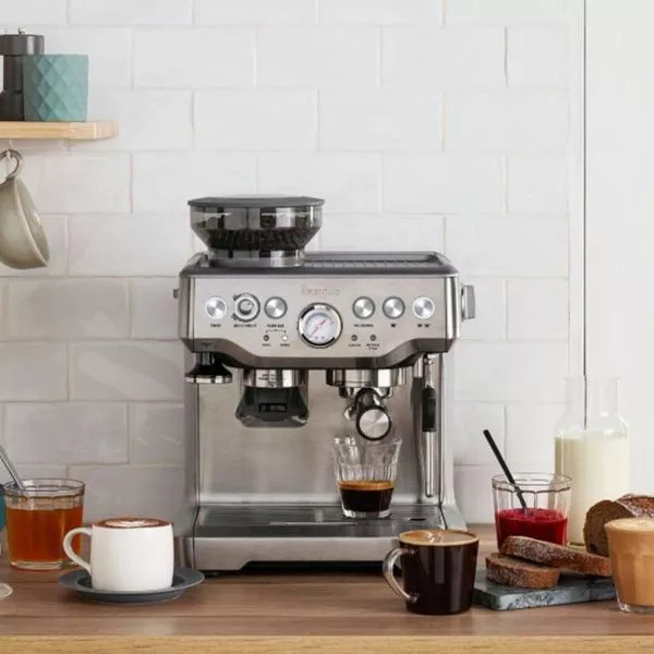 Express Espresso Machine, Brushed Stainless Steel, Coffee machine with cappuccinatore – 15 bar – stainless steel - Image 8