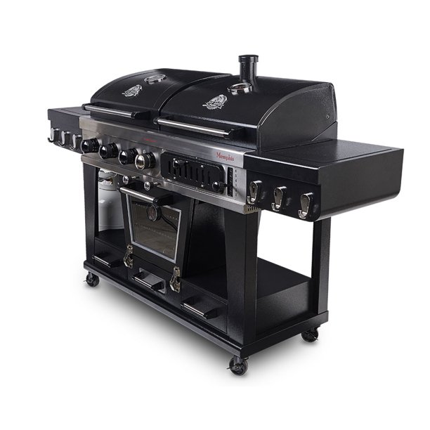 Pit Boss Memphis Ultimate 4-in-1 Gas & Charcoal Combo Grill with Smoker (Clearance Sale Last 120pcs) - Image 3