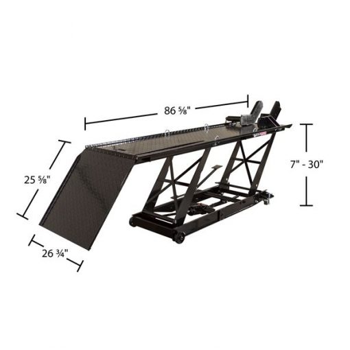 Hydraulic Motorcycle Lift Table – 1,000 lb. Capacity - Image 3