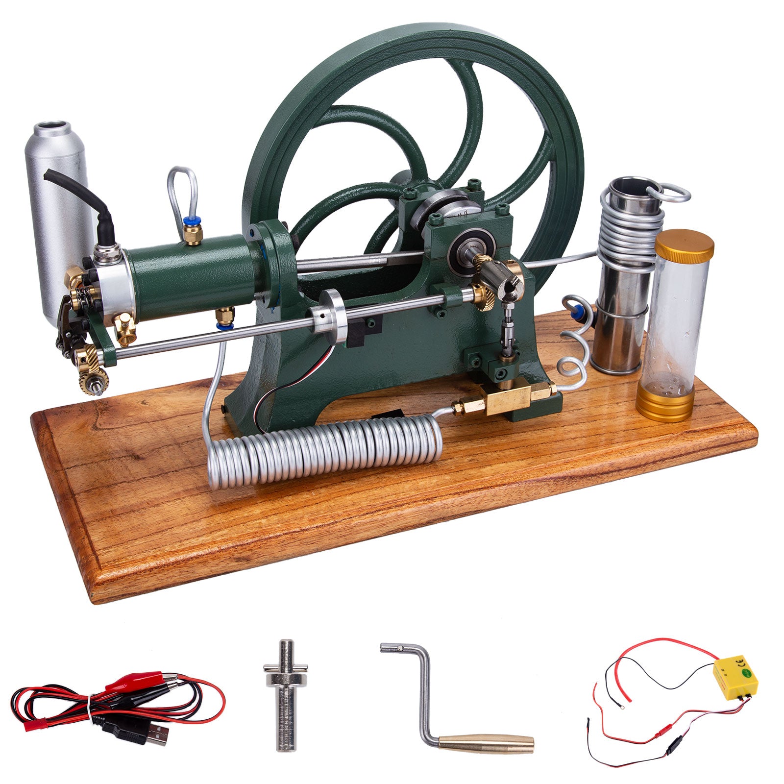 RETROL Vintage Horizontal Mill Engine Stationary Engine Model 4 Stroke Gasoline ICE - Image 3
