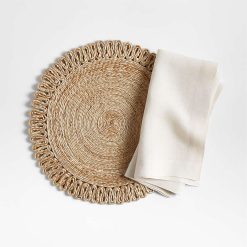 Alternative view of Round Woven Jute Placemat