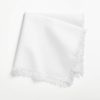 White Cotton Fringe Napkin