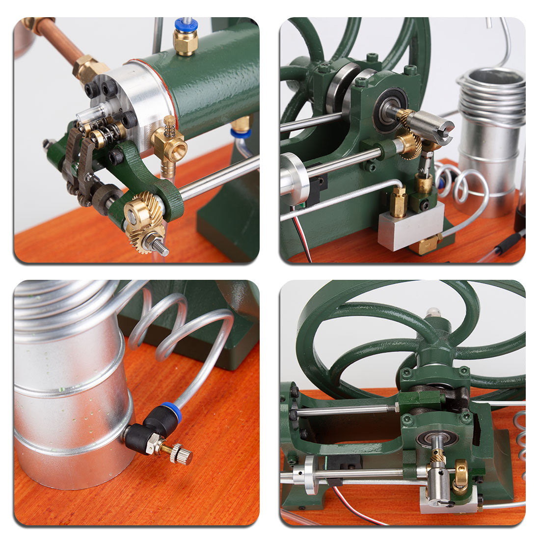 RETROL Vintage Horizontal Mill Engine Stationary Engine Model 4 Stroke Gasoline ICE - Image 9
