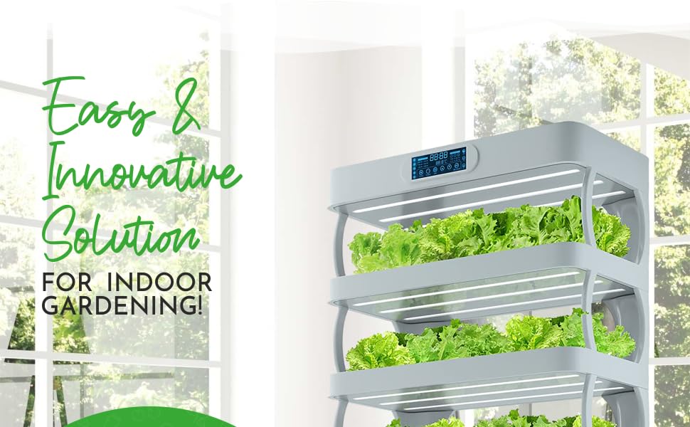 Nutraponics Hydroponics Growing System Lettuce Grow Aeroponics Aquaponics Grow Lights Tower Garden
