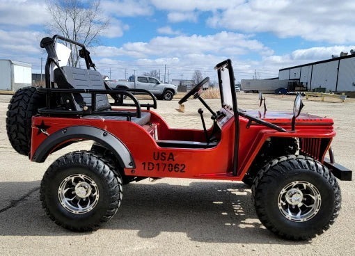 🔥Factory clearance sale-Mini Gas 125cc jeep Mini Truck ELITE Editionr - Image 9