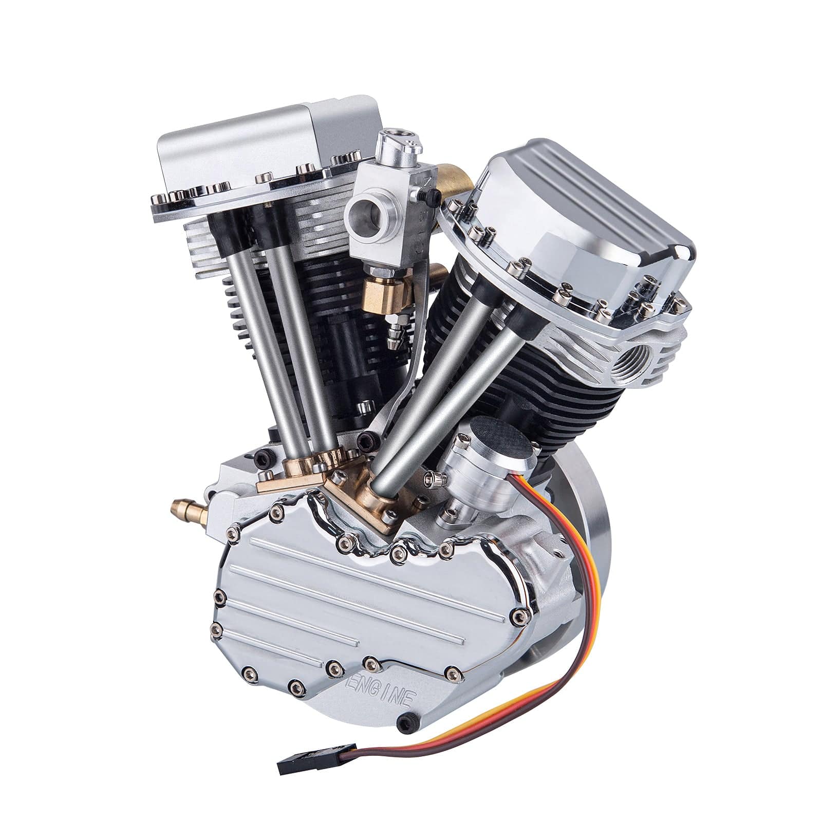 CISON FG-VT9 9cc V2 Two-Cylinder Four-Stroke Air-cooling Gasoline Motorcycle Engine with Base Air Filter Set - Image 5